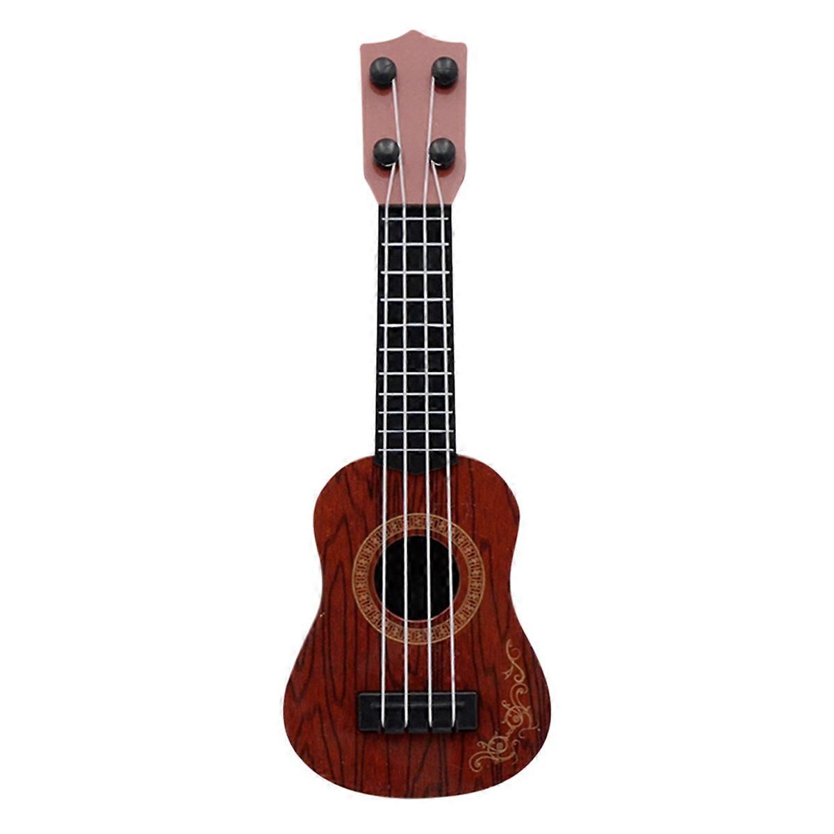 Coffee Kids Classical Ukulele Guitar Toy Early Education Small Guitar