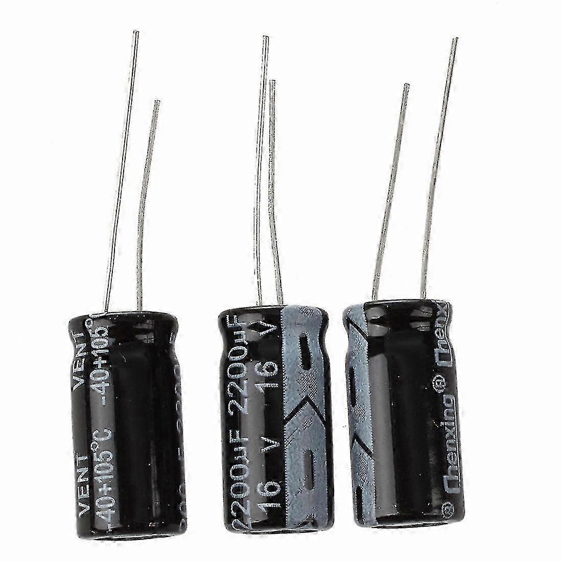 3 X 2200uf 16v 105c Electrolytic Capacitor 10x20mm