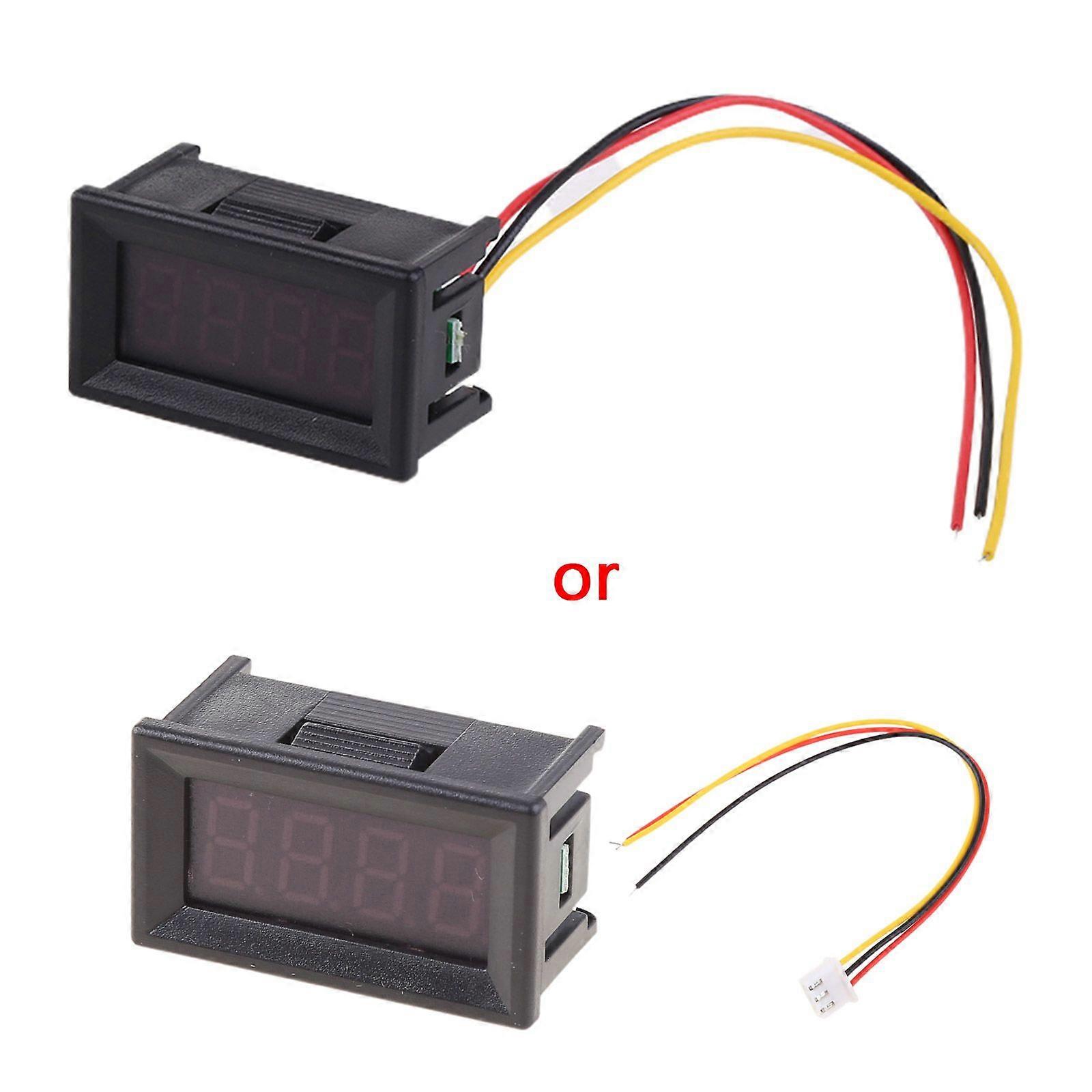 Voltage Panel Meter Digital Voltmeter Digital Display Volt Meter Gauge 3-Wire
