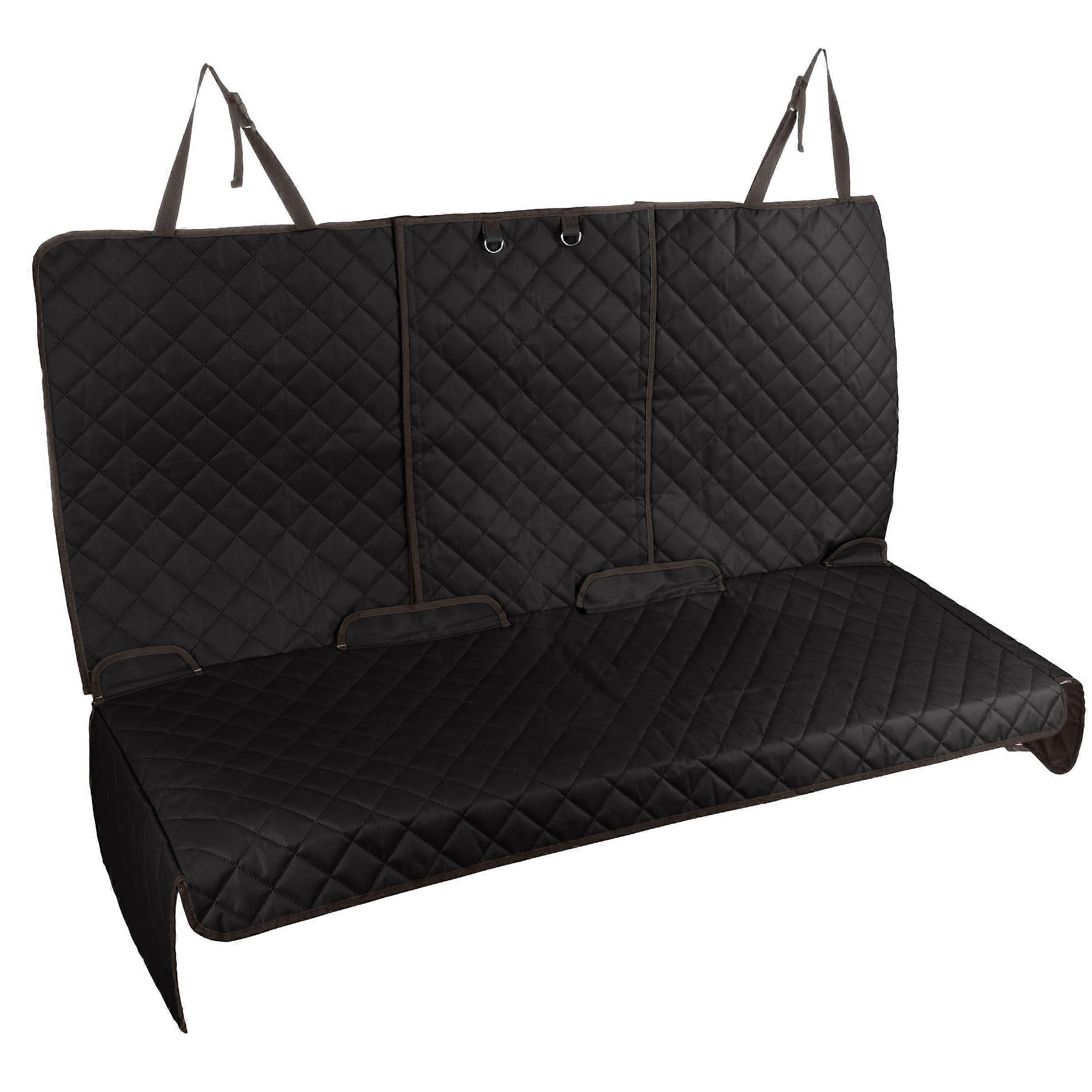 Housse de siège auto pour chien résistante à l’eau pour camions et SUV, ajustement universel, matériau durable, facile à nettoyer, couleur noire