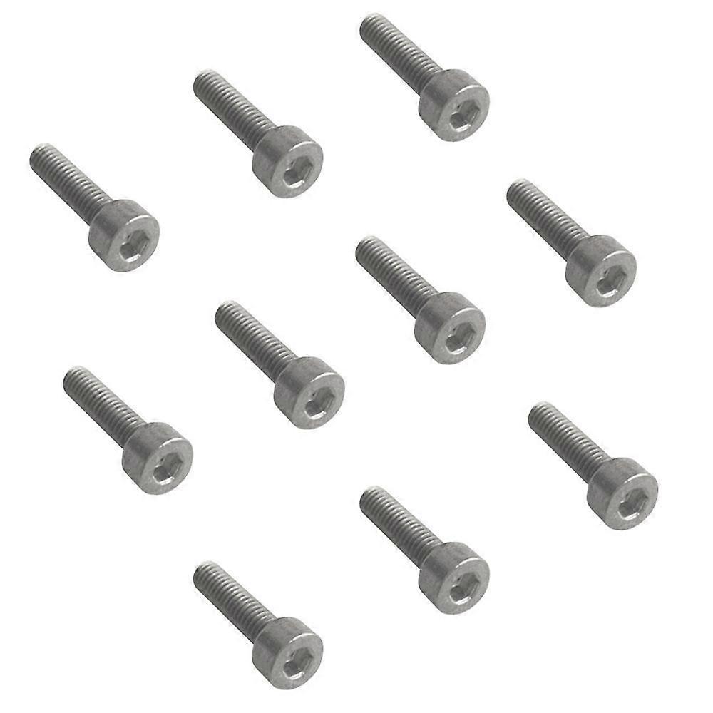 10pcs M4x20 DIN912 Titanium Hex Pan Head Durable Bolts Screws