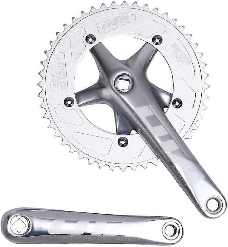 48T Single Speed Bicycle Crankset Chainwheel 170mm Crank Arms 130 BCD 5 Arm