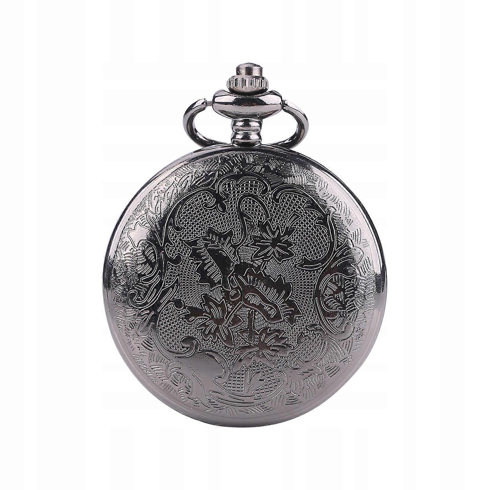 Pocket Watch - Compass, Timepiece On Chain - Retro Style