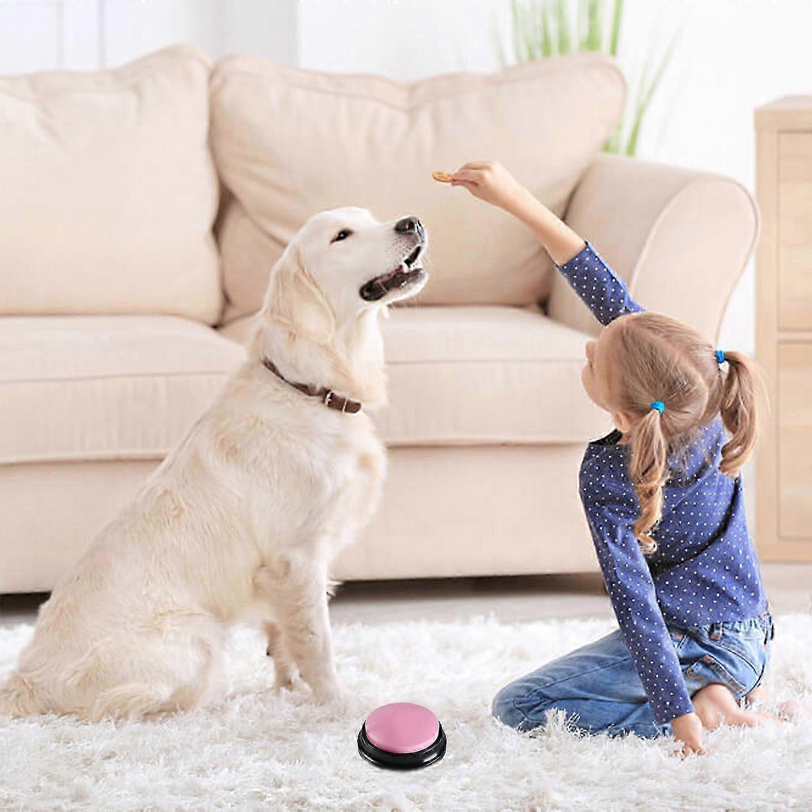 30 seconds recording button dog buttons for communication interactive yellow