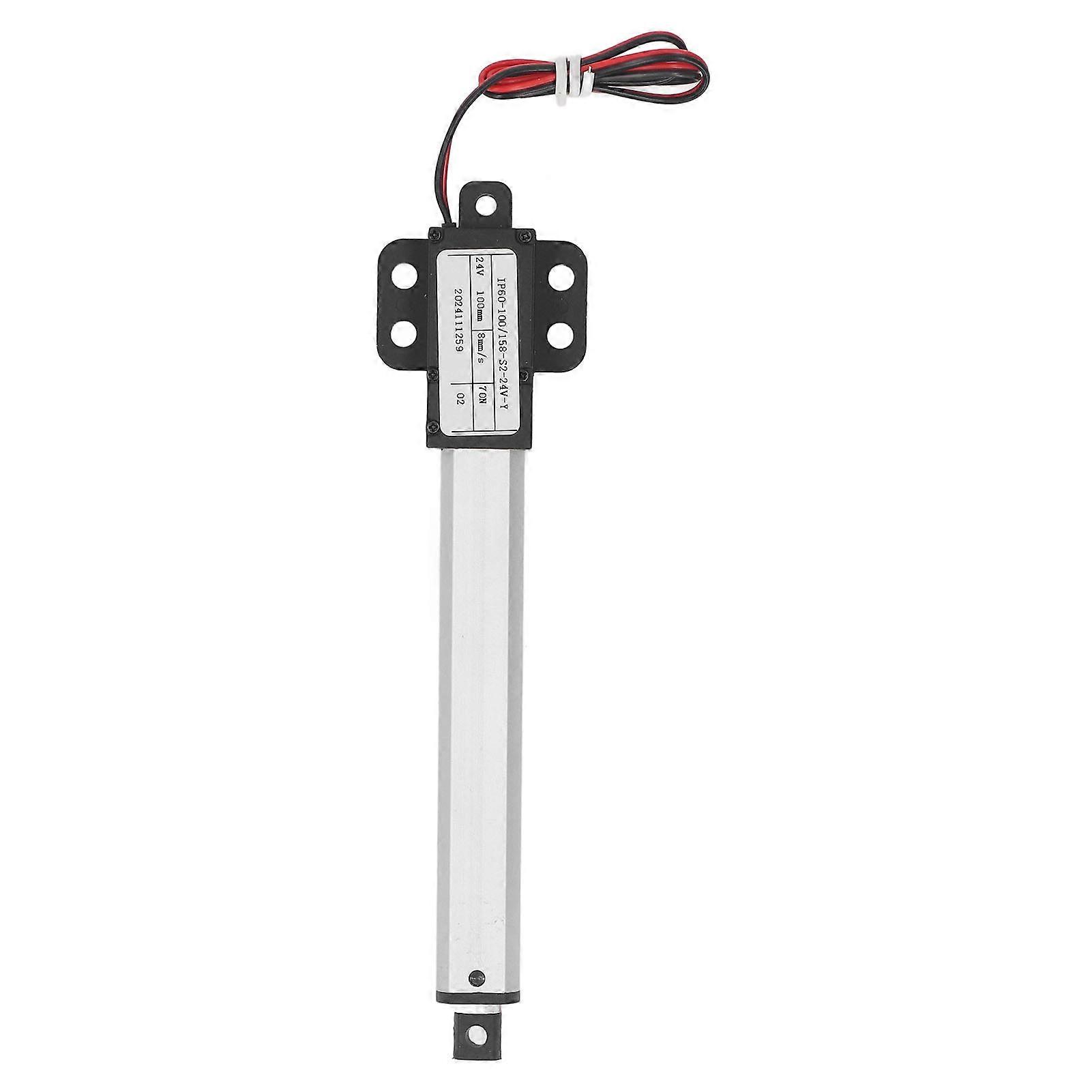 Mini Linear Actuator 100mm Stroke 70N Thrust 8mm/s Speed 24V Small Linear Actuator