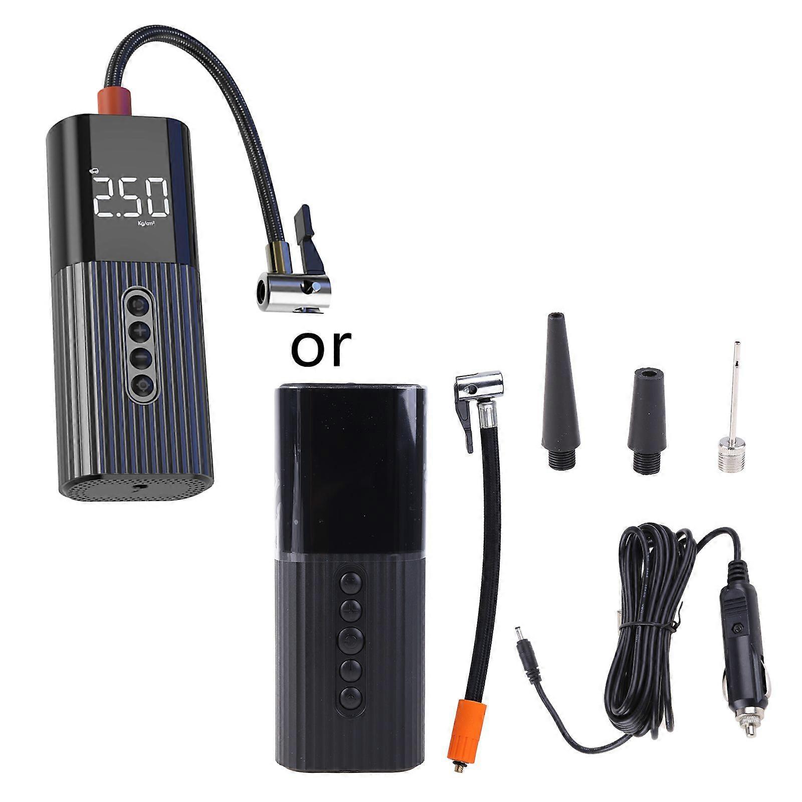 Inflatable Pump Mini Portable Air Compressor with LED Lighting 12V Tyre Inflator