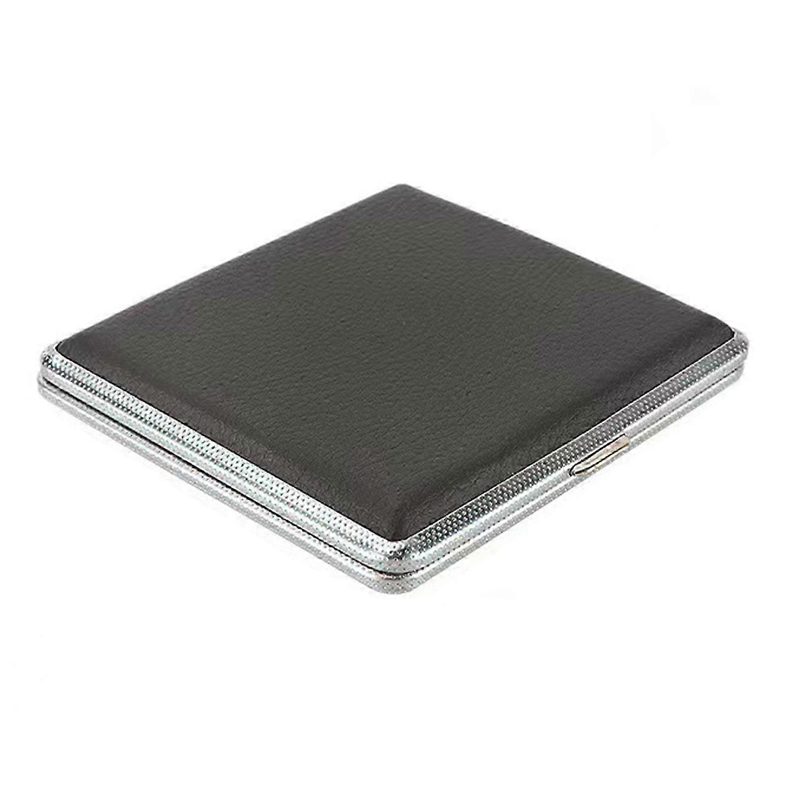 Cigarette Case Holder 20 Capacity Pressure Resistant PU Leather Cigarette Box for Women Men
