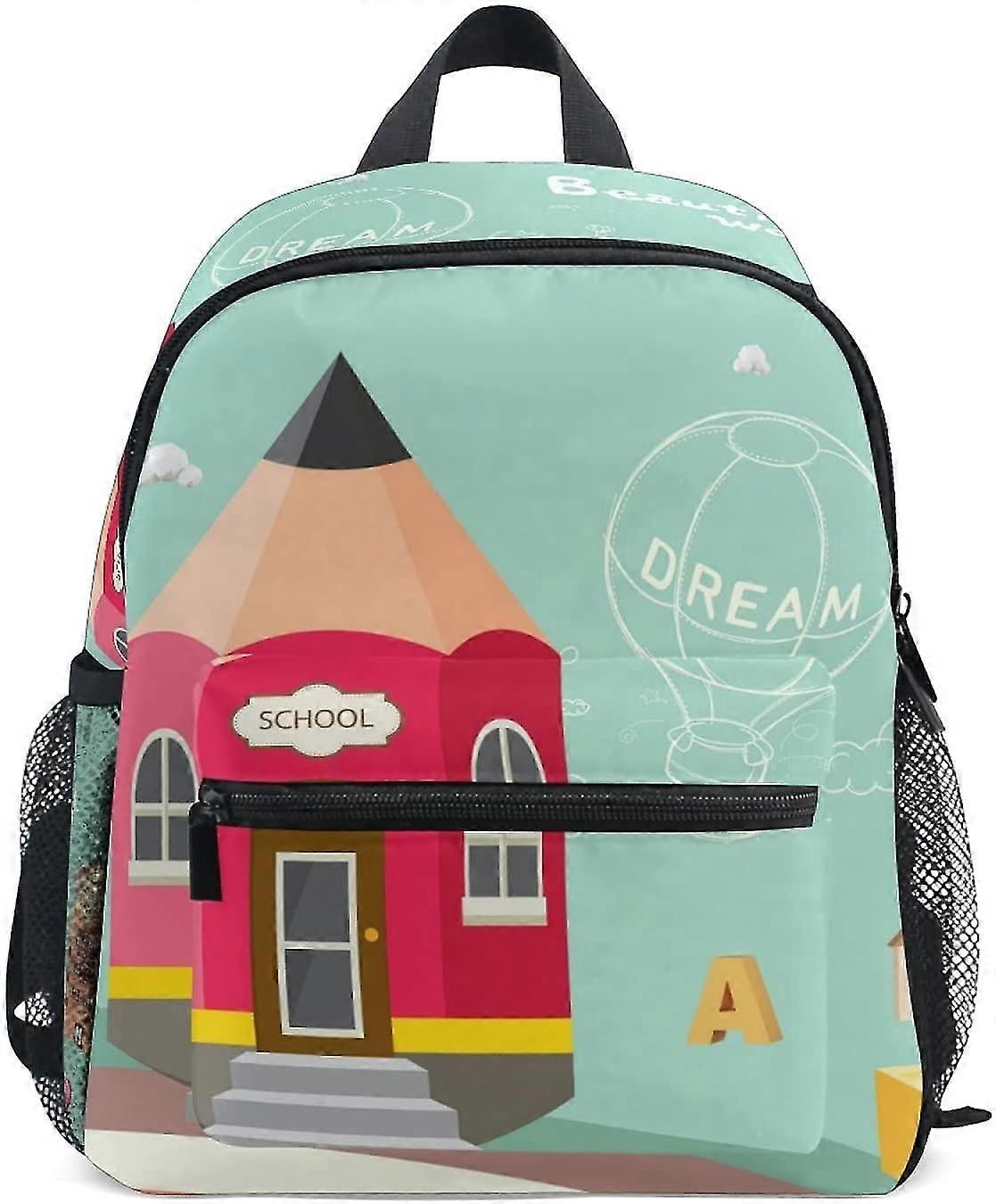 Travel Lightweight Kids School Print Backpack