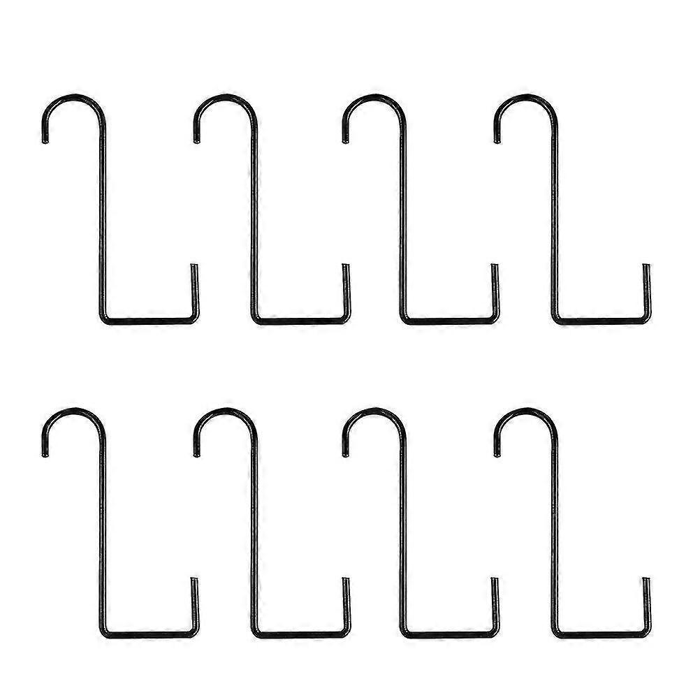 8pcs Durable Balcony Hanging Hook Practical Flowerpot Bracket For Home Use