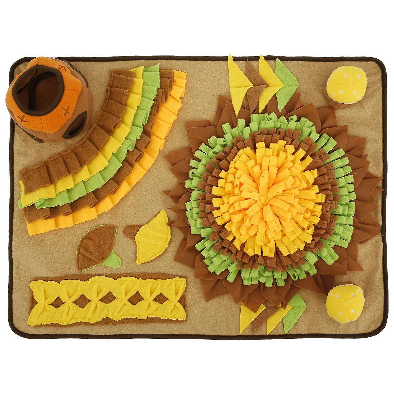 Snuffle Mat Dog Foraging Mat Soft Snuffle Mat for Dogs Enduring Dog Foraging Mat for Boredom Snuffle Mat with Anti Slip Pattern for Pets Dogs Cats