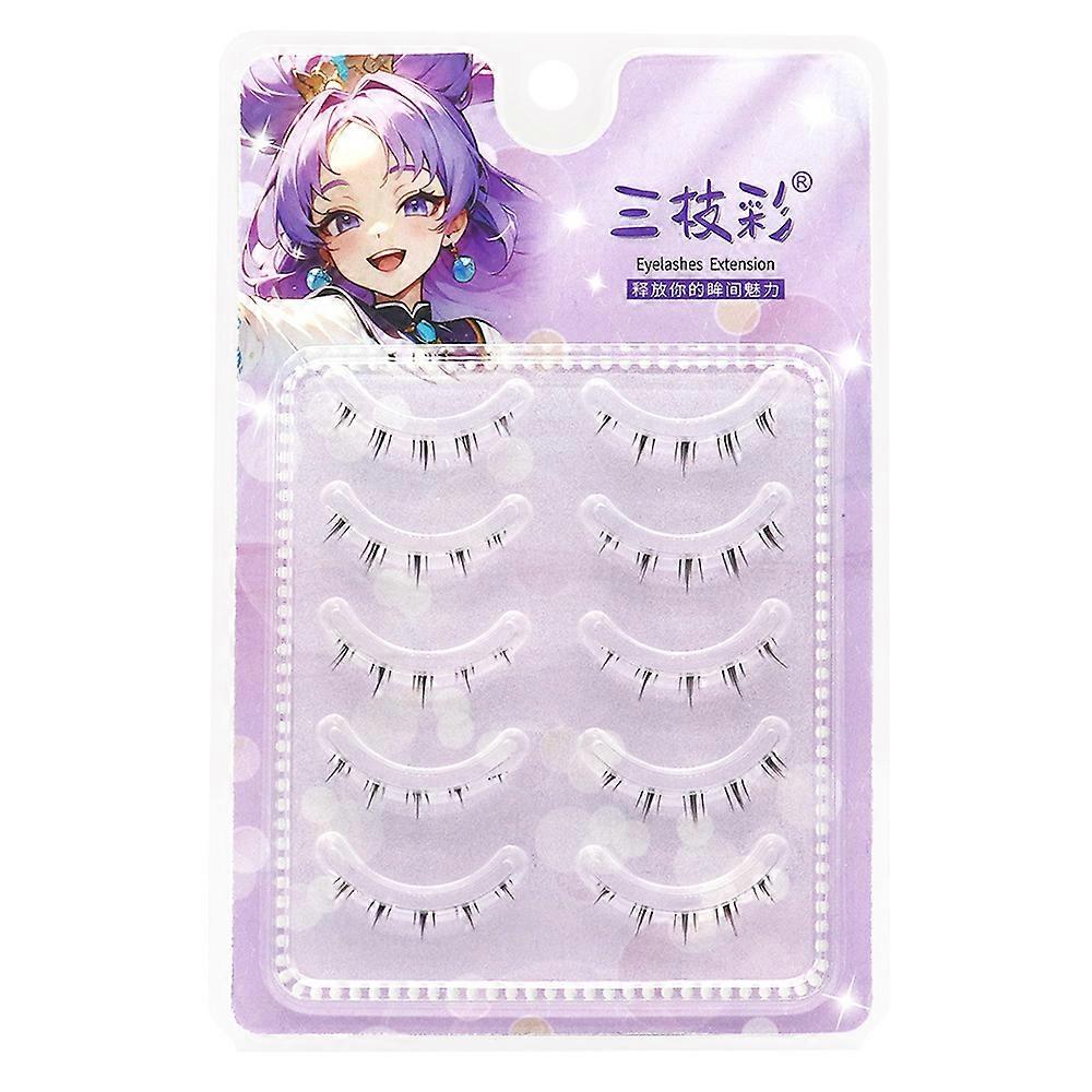 Natural Lower Segmented Eyelashes Bottom Lash Clusters DIY Eyelash Extensions