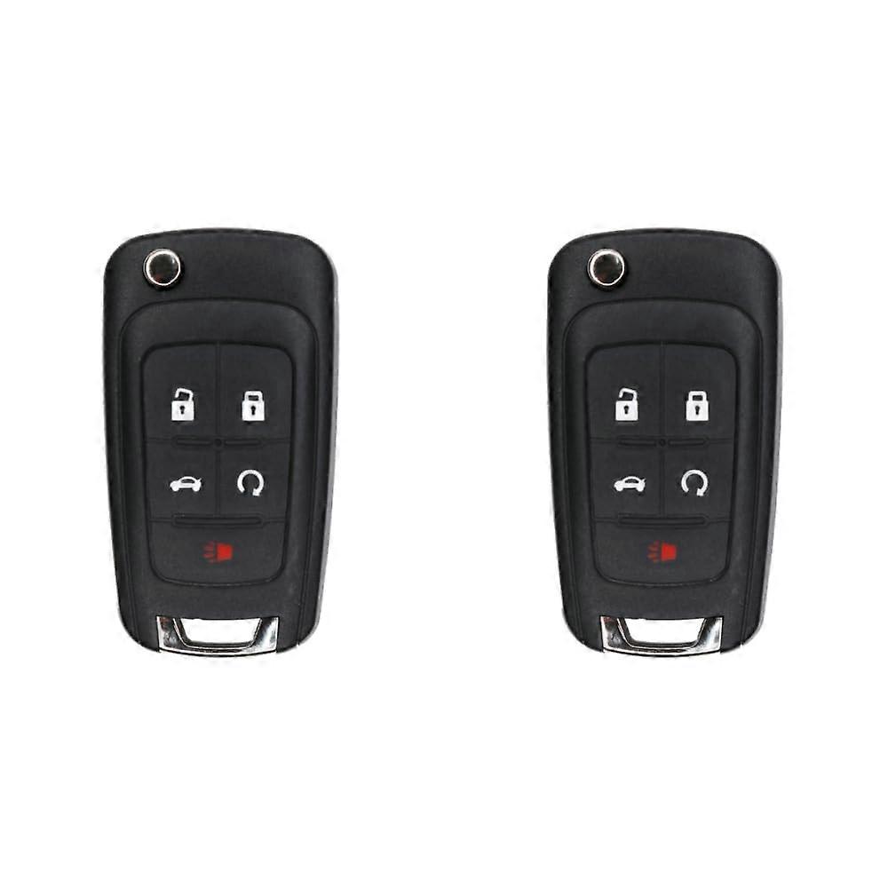 Replacement Flip Key Fob for Buick Encore 2014 FCC Part OHT01060512 Number 13504199 13574863 13504259 13504204 Pack of 2