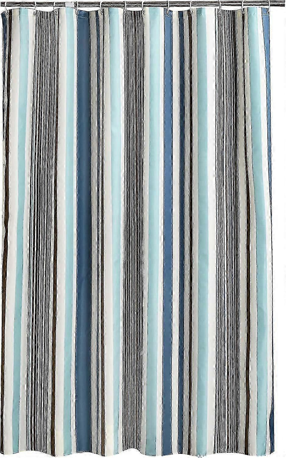 シャワーカーテン200 X 240 Cm(w X H)、アンチモールド、防菌、撥水シャワーカーテン、ライナー、ソフトポリエステルファブリック、バスカーテン