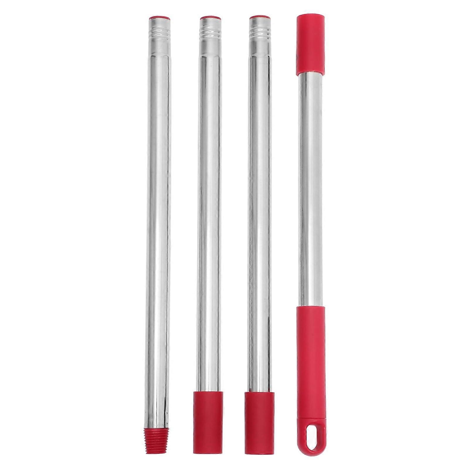 Mop Stick Mop Handle Replacement 146cm 4Section Mop Replace Handle Mop Replacement Stick Wring Mop Refills for Floor Cleaning