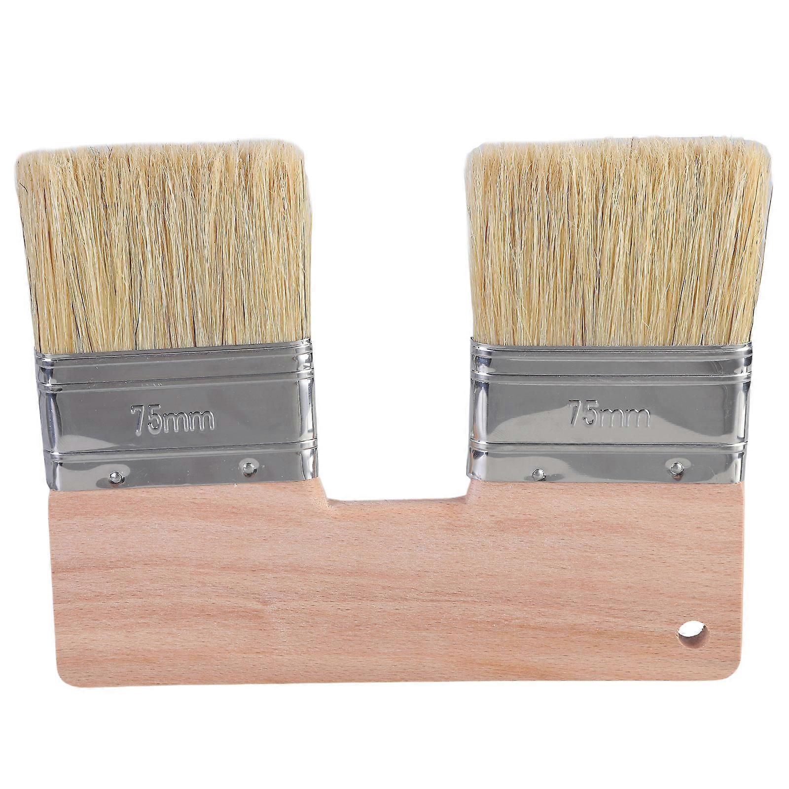 Ergonomic Handle Portable Double Headed Paint Texture Brush Suitable for Artistic Creation Professional Artists Beginner