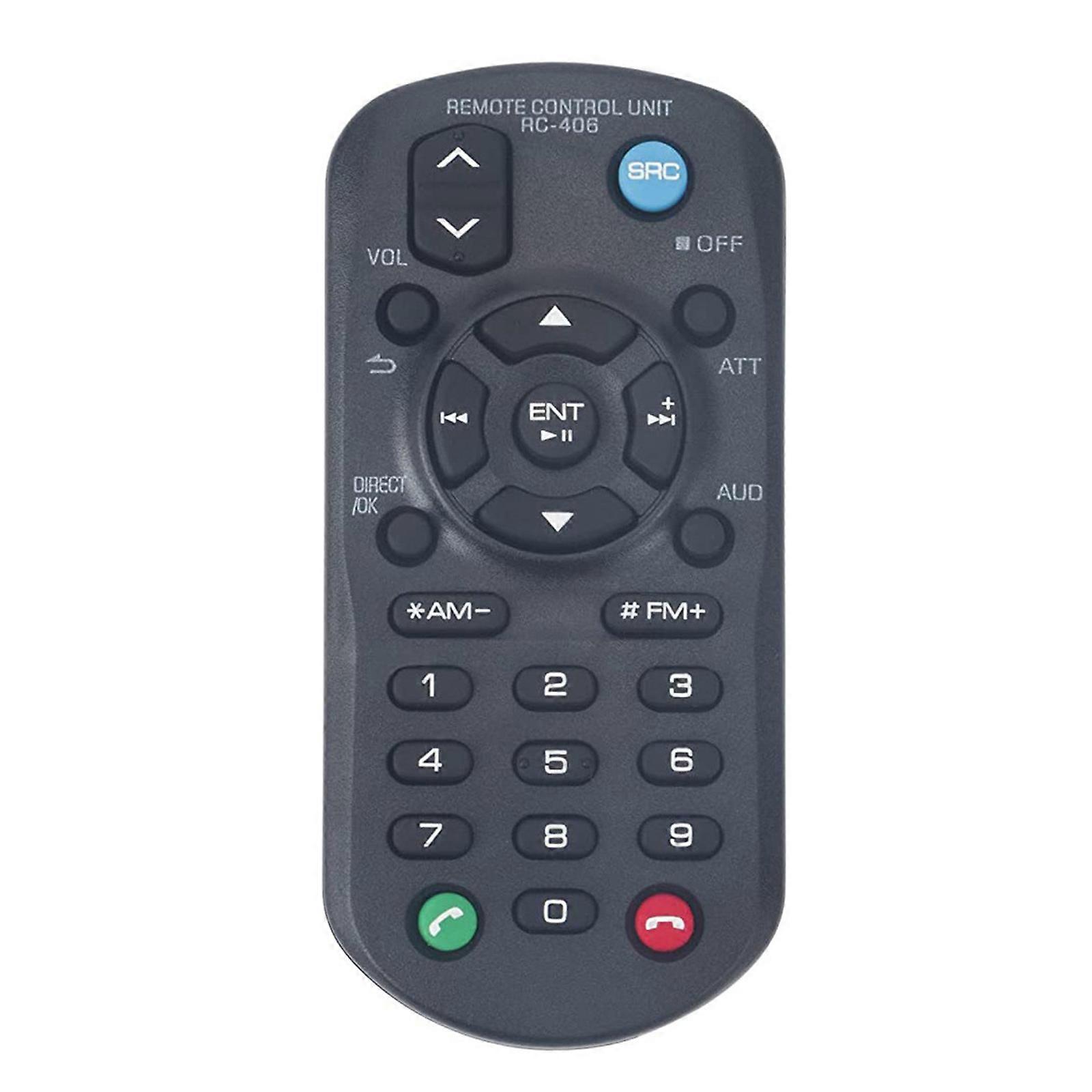 RC-406 Remote Control for Kenwood Car Radio KCA-RC406 KDC-X997 KDC-BT955HD Remote Controller Wear-resisting Controller