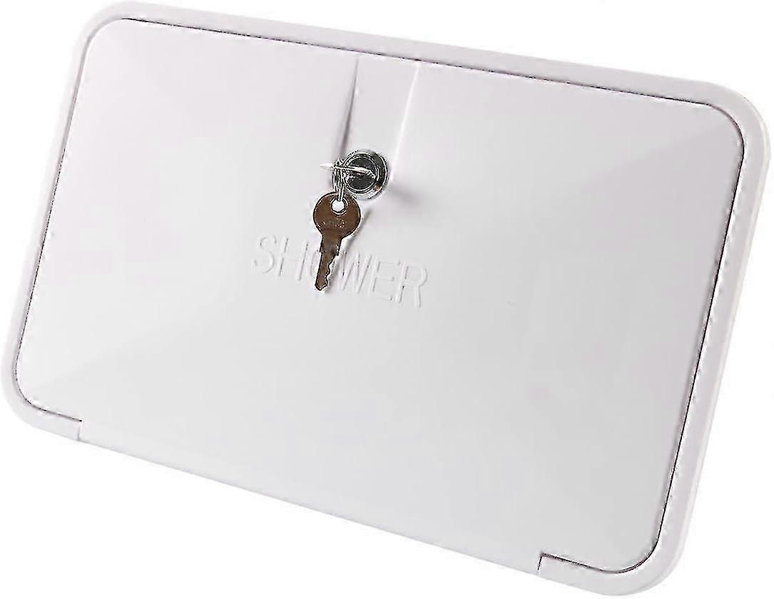 Portable Exterior Shower Box with Hose Faucet for Boat and RV Use