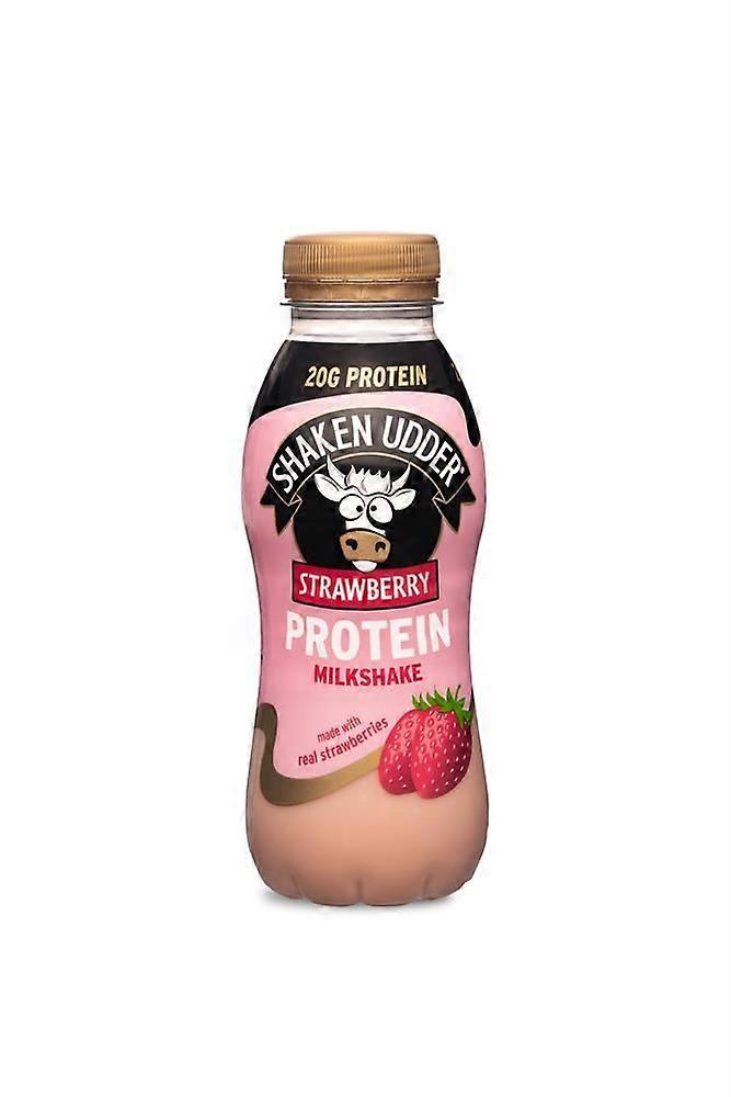 Shaken Udder Strawberry Protein Milkshake Ambient 330ml