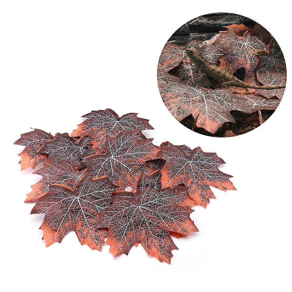 Durable Maple Leaf Litter, Perfect Decor for Reptile and
