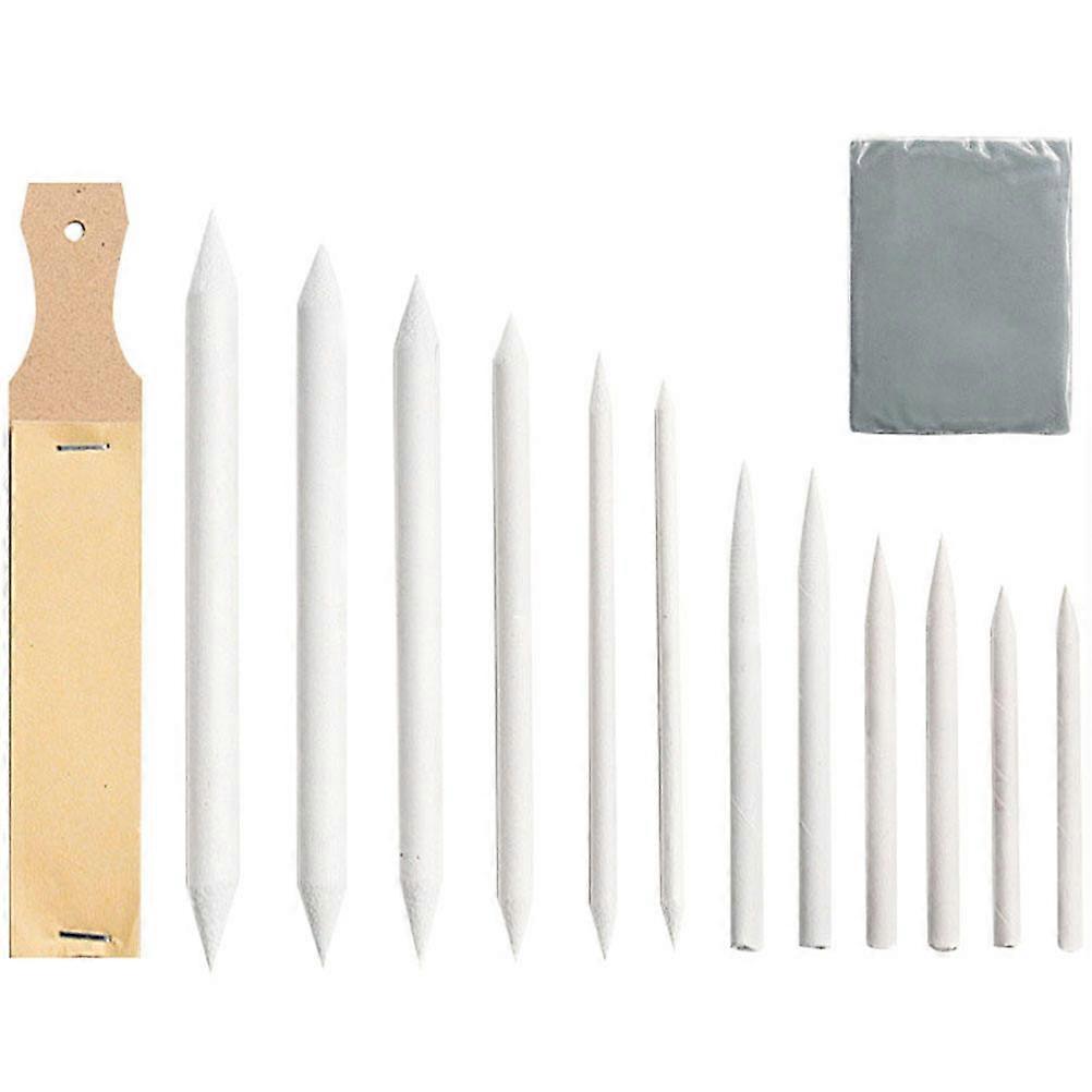 1 Set 14pcs Useful Paper Wipe Pen Drawing Tools Creative Blending Stumps