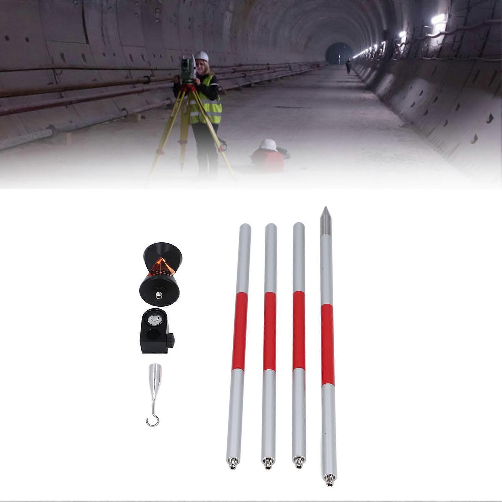 360 Degree Prism Universal Reflective Surveying Prism with Rod for Trimble Total Station