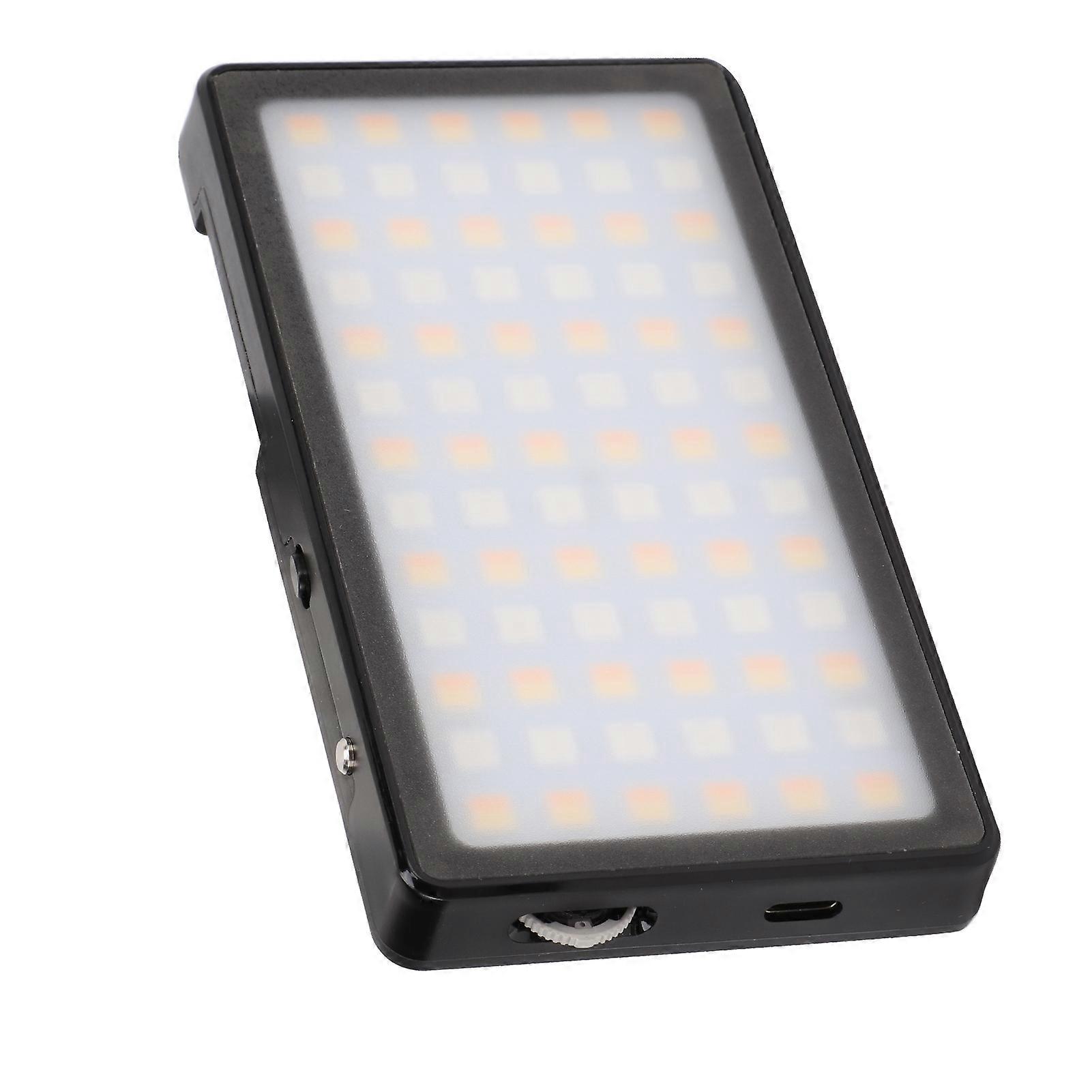 Lampe vidéo LED RGB 2500-7000K bicolore, 7 effets, 10W