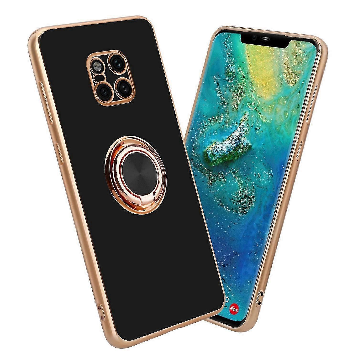 TPU Protective Case for a Certain Brand's MATE 20 PRO - Includes Camera Protector and Ring
