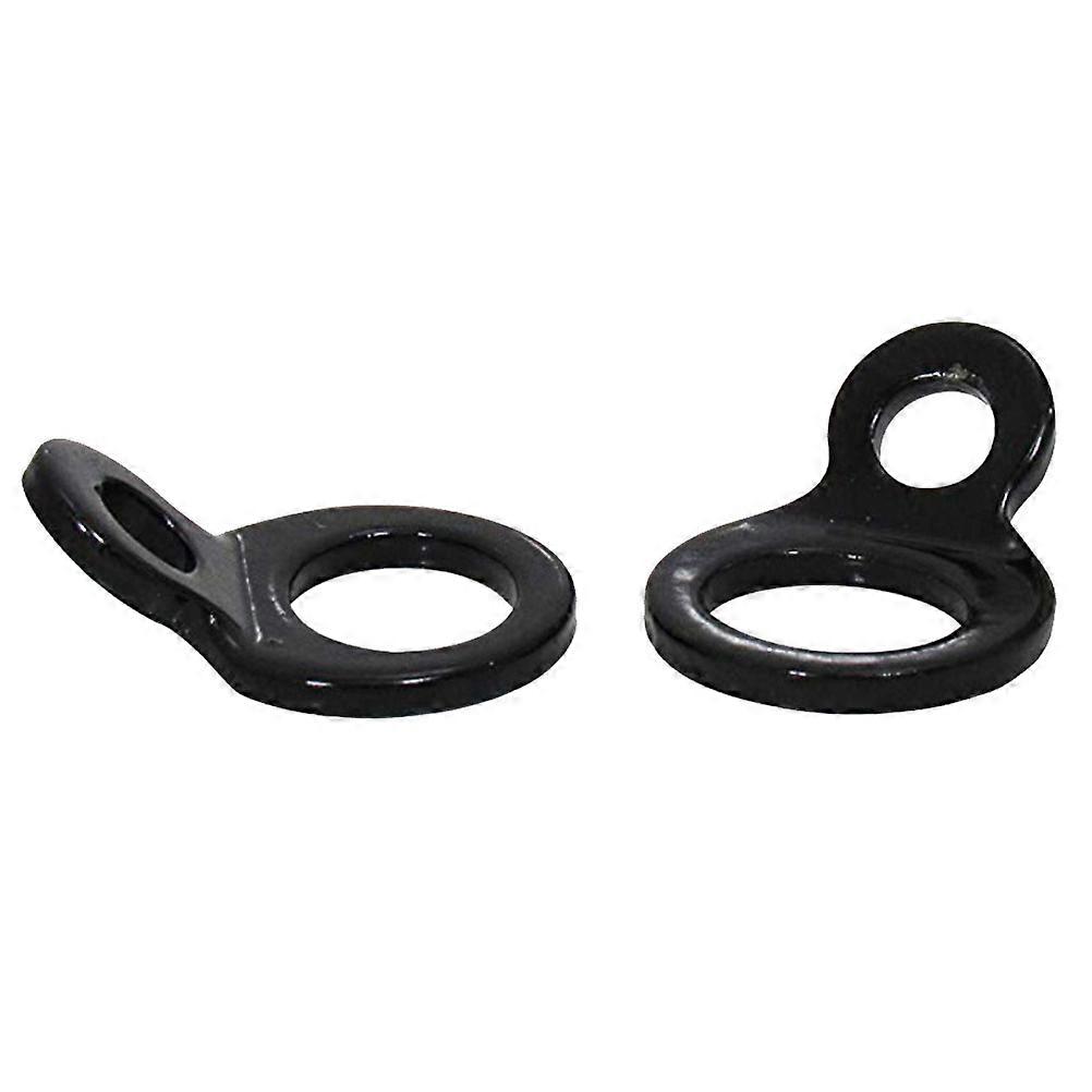 Aluminum Alloy Trailer Tow Hook Chain with D Ring Shackles for Motorcycle and Truck Towing – Black Racing Style Tow Hook for Attachment