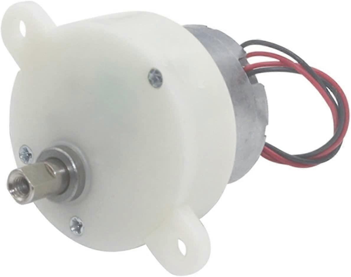 Gear Motor DC Micro Reduction Worm Geared 32mm Plastic Gearbox JS30 Eccentric Low-Speed 3V 6V 5RPM 100RPM