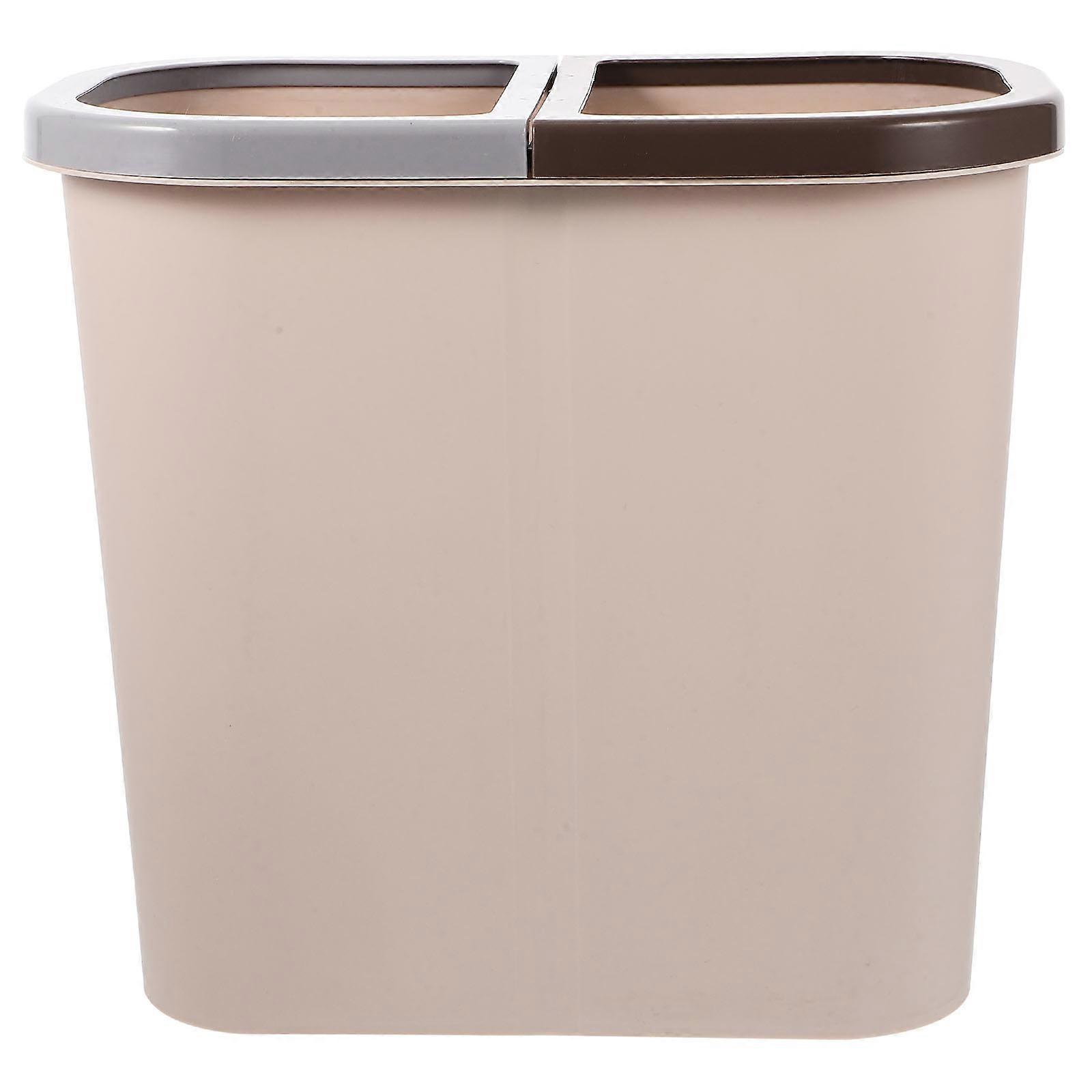 Space-saving Waste Bin, Dual Compartment Design Perfect for Modern Homes