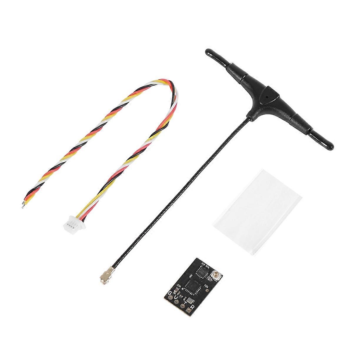 ELRS 2.4GHz NANO Receiver with T-Type Antenna FPV Firmware 3.3.0 Support Wifi Upgrade for FPV RC Dr