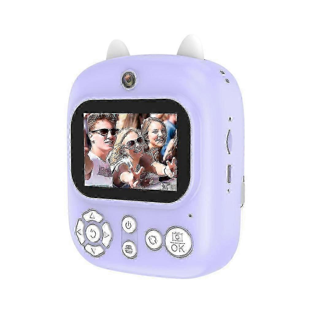 Appareil photo portable pour enfants Capture d’impression instantanée et mémoire d’impression Appareil photo instantané
