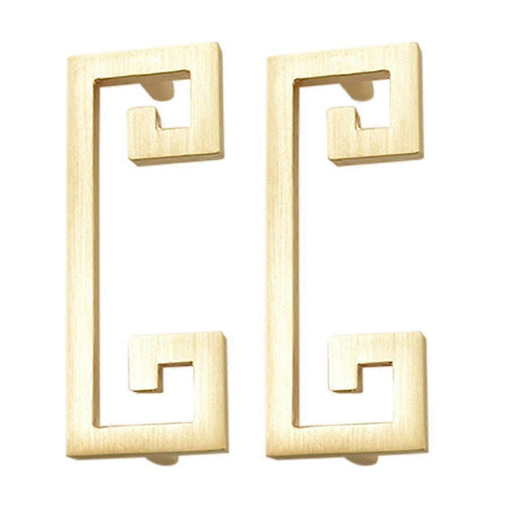 2pcs Cupboard Door Handles Retro Door Knobs Practical Wardrobe Handles