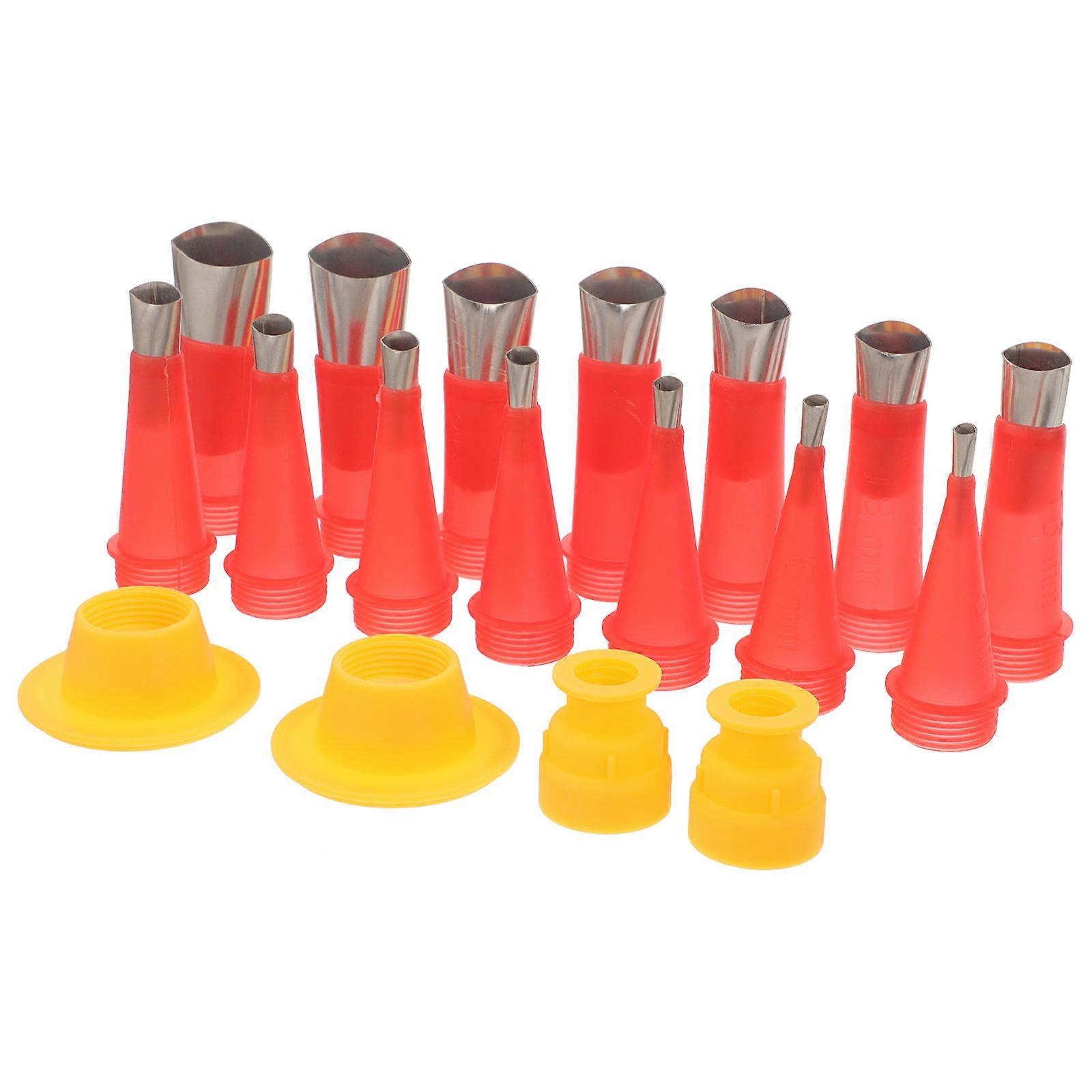 Caulking Tool Kit Finishing Tool MultiFunctional Design For Professionals Silicone Nozzle Maintenance 1Set