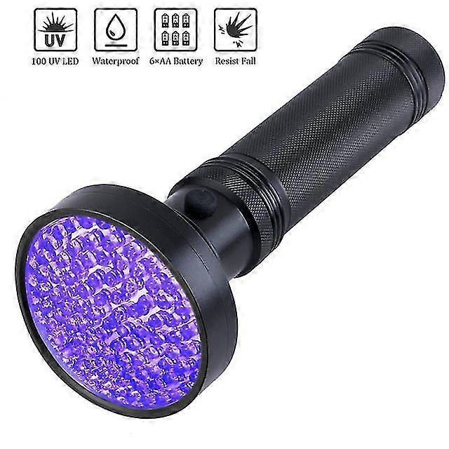 High Quality Uv Light 100led Uv Light Zoom Flashlight Torch Light Lamp Safety Uv Ultraviolet Detection Urine Flashlight Detector