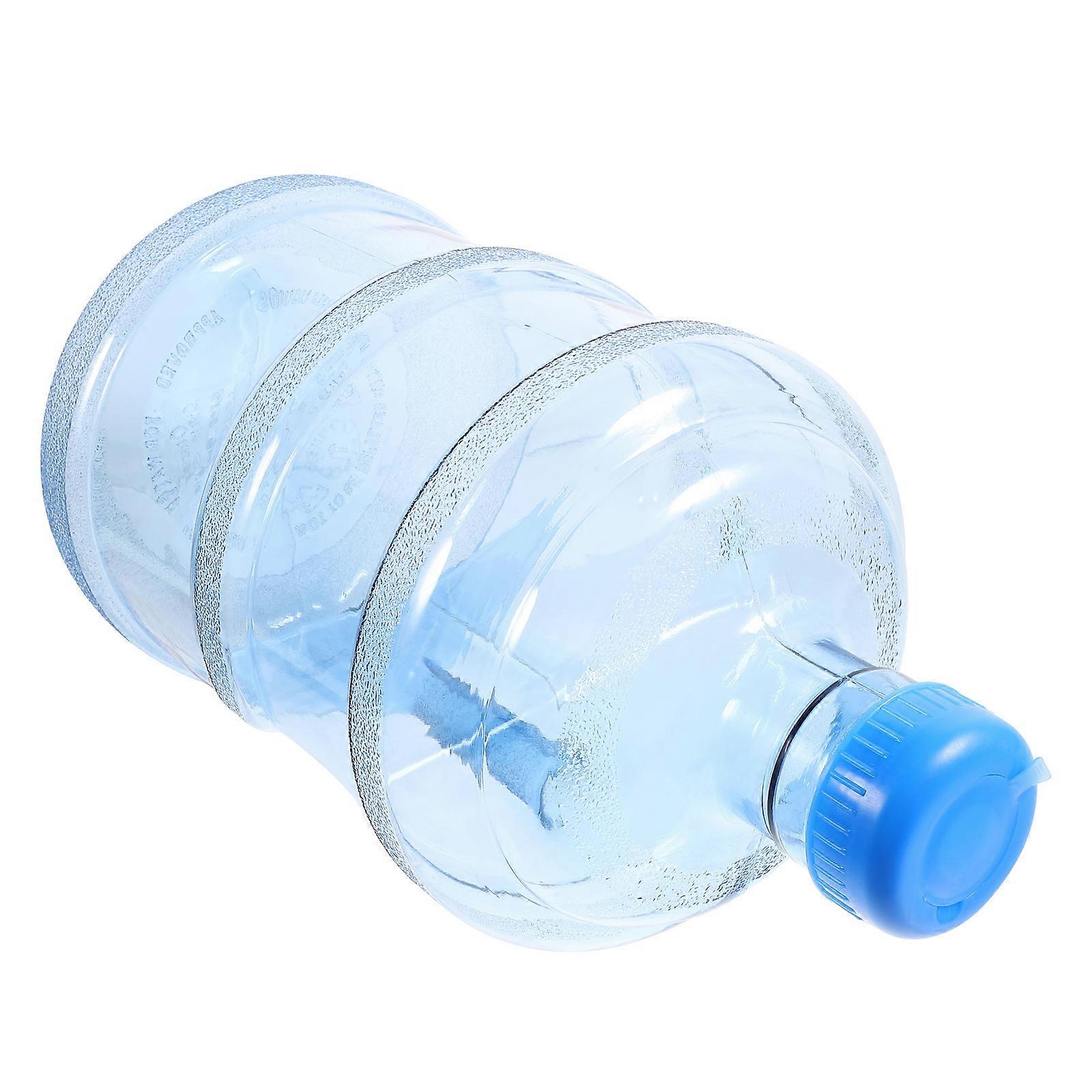 Empty Water Jug Round Water Bottle With Handle For Outdoor Activities Blue 33.50X19.00X19.00CM Easy to Carry 1Set