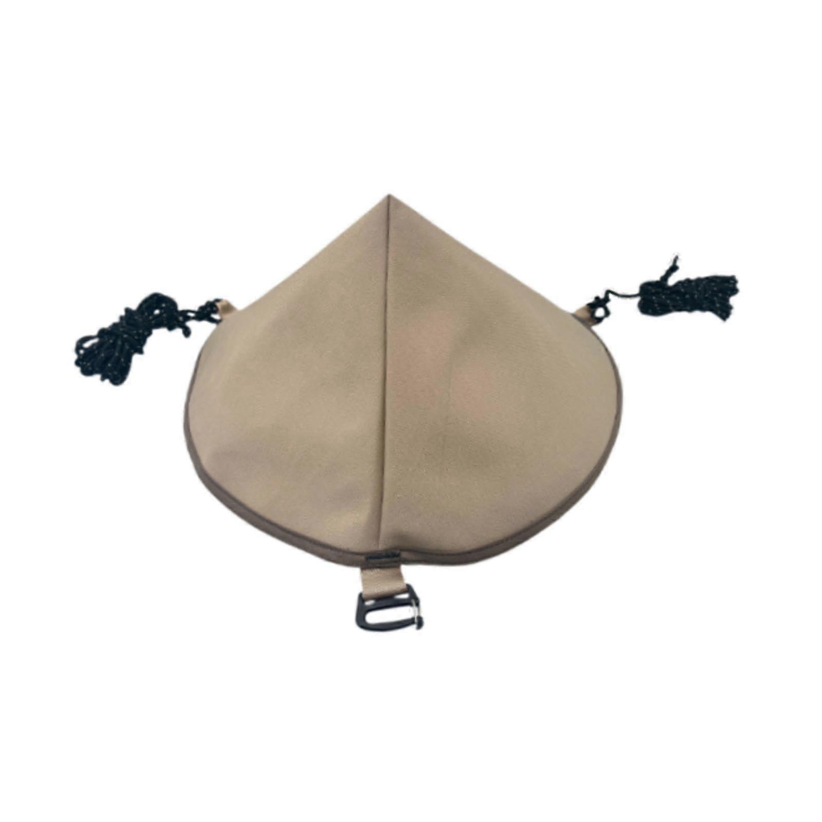 Tarp Connecting Cap Tent Connect Hat Waterproof Camping Accessory with Guy Ropes Adapter for Backpack Travel and Picnic
