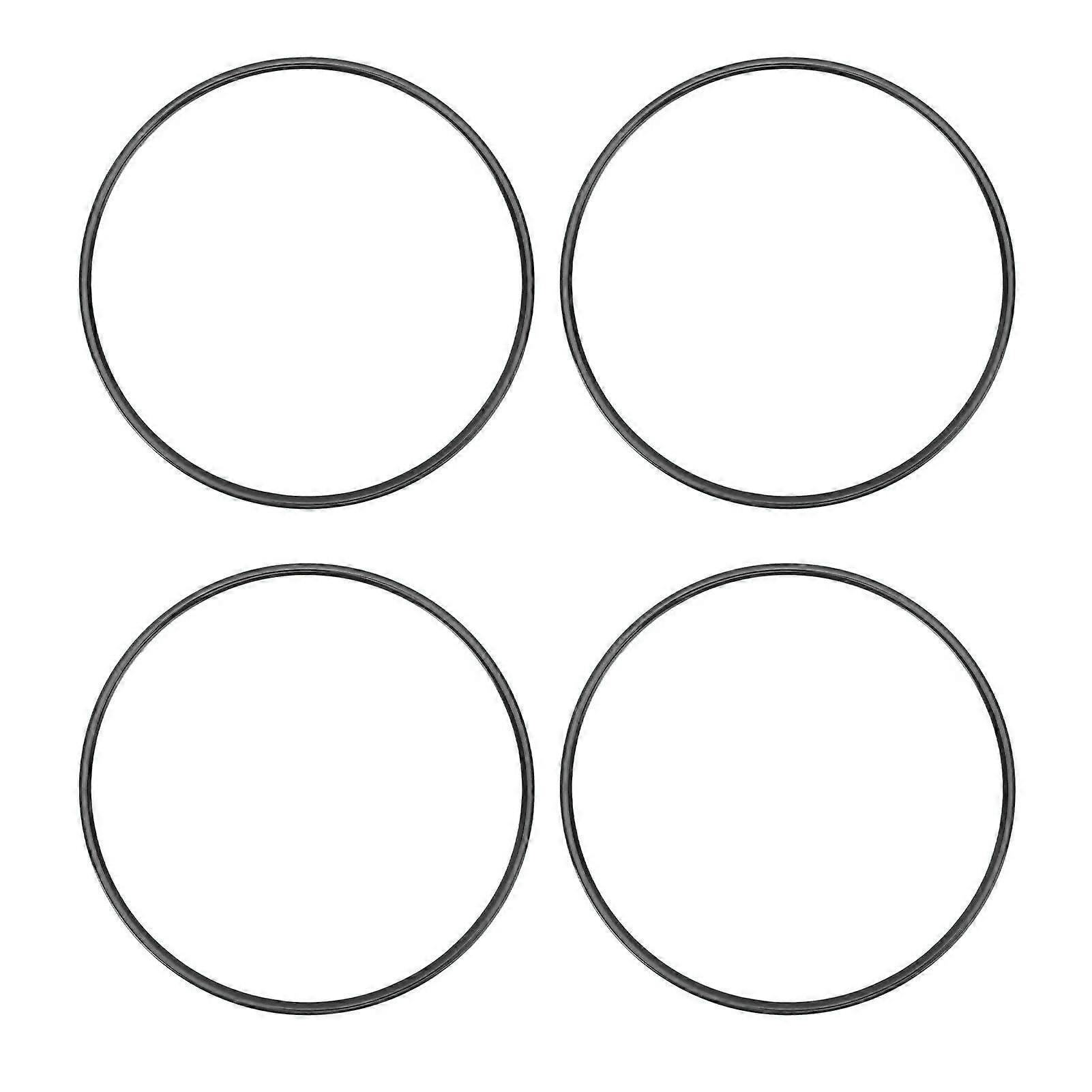 4st 17 tums fälgskyddsring reptålig snygg look självhäftande fälgskydd trimring för platt fälgkant bil svart MK55469