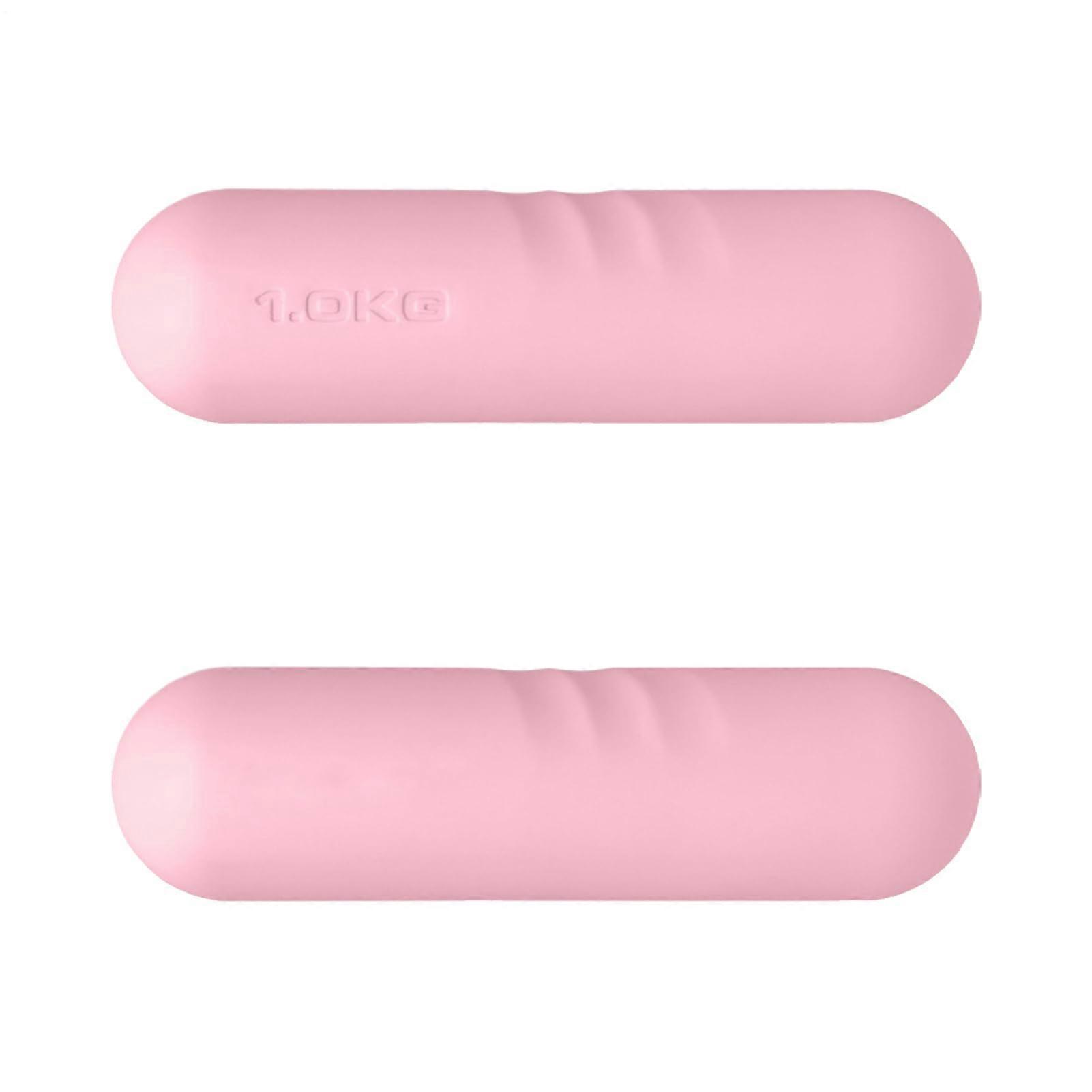 Hand Weights Set Running Dumbbell, Dumbbell Weight Bar, 4.41 Pound for Gym, Yoga, Weightlifting, Pink