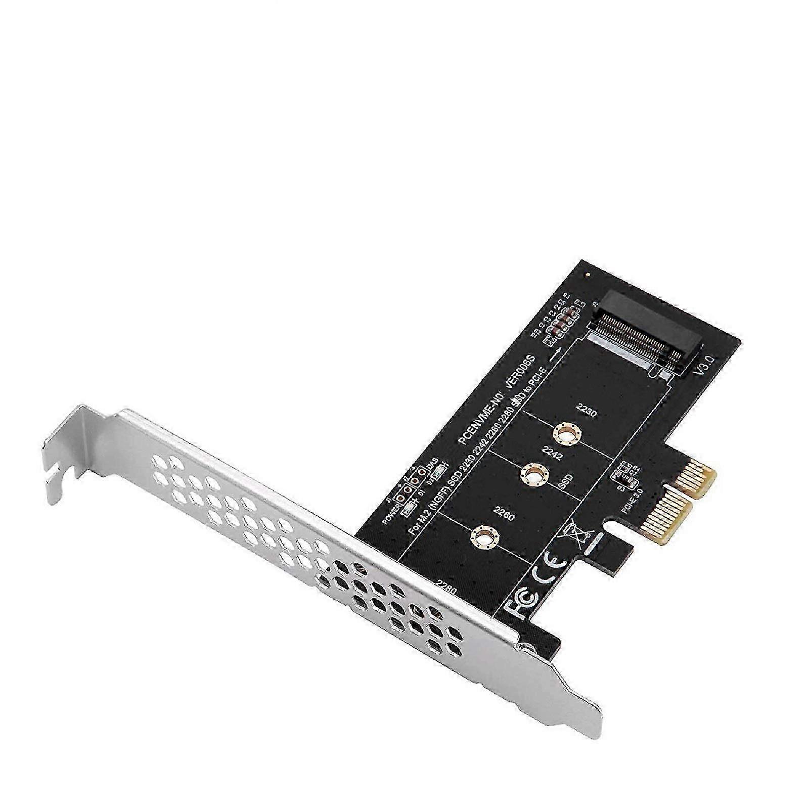 Expansion Card Compatible with M2 NGFF PCI-e 3.0 2.0 1.0 and NVME AHC 2280 2260 2242 2230 Solid State Drives