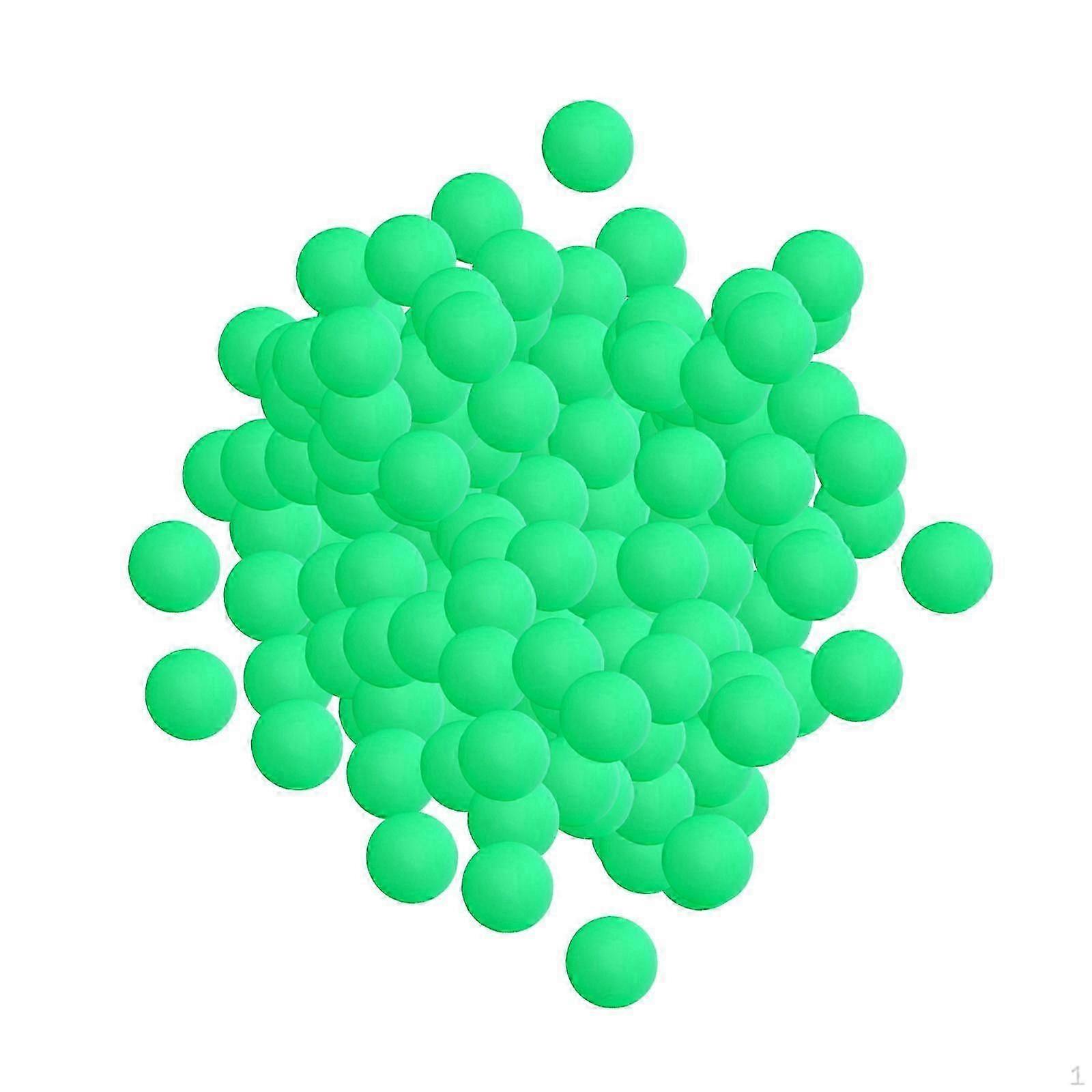 Unbrand 150Pcs 40mm Entertainment Table Tennis Balls Ping Pong Pet Toys Pingpong for Kids Party gree