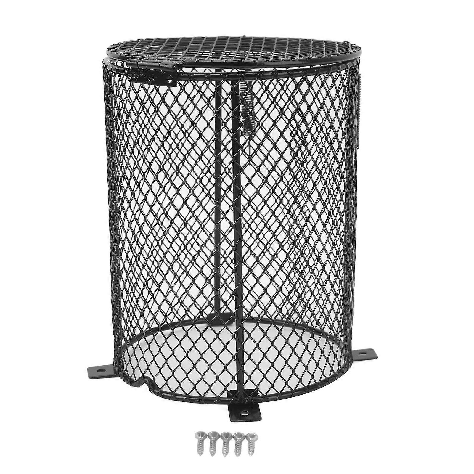 Reptile Lamp Cover Professional Prevents Scald Protective Reptile Heater Lamp Guard for Lizards Terrapins Snakes Round