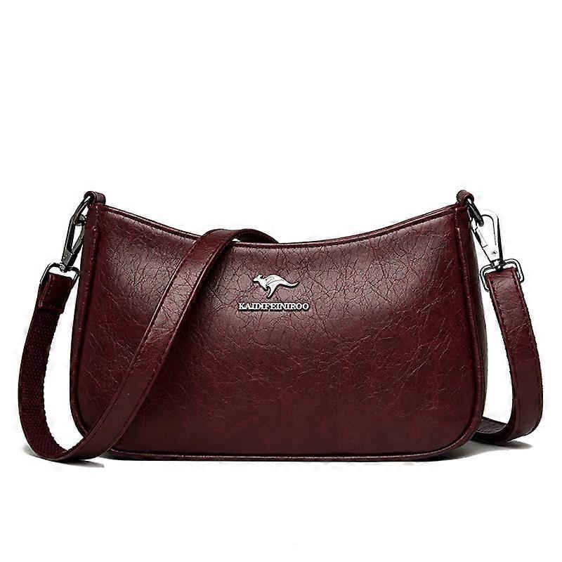 Small square bag, item classification storage, fashionable bag with stone pattern made of PU material
