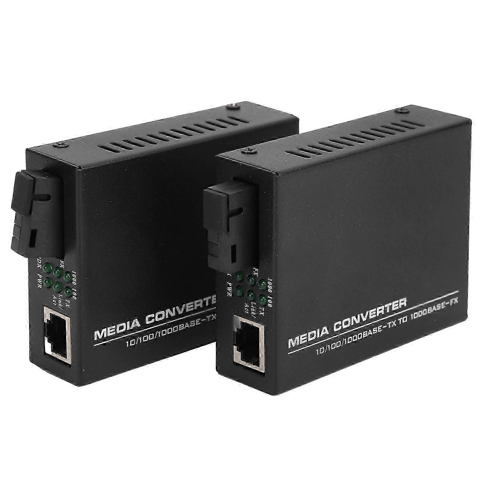 Fiber Transceiver Gigabit SingleMode SingleFiber Ethernet Media Converter DC 5V