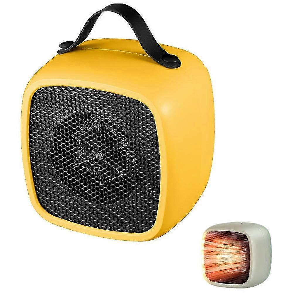 Adjustable Portable 500W Mini Desktop Heater with 2 Settings for Home Use