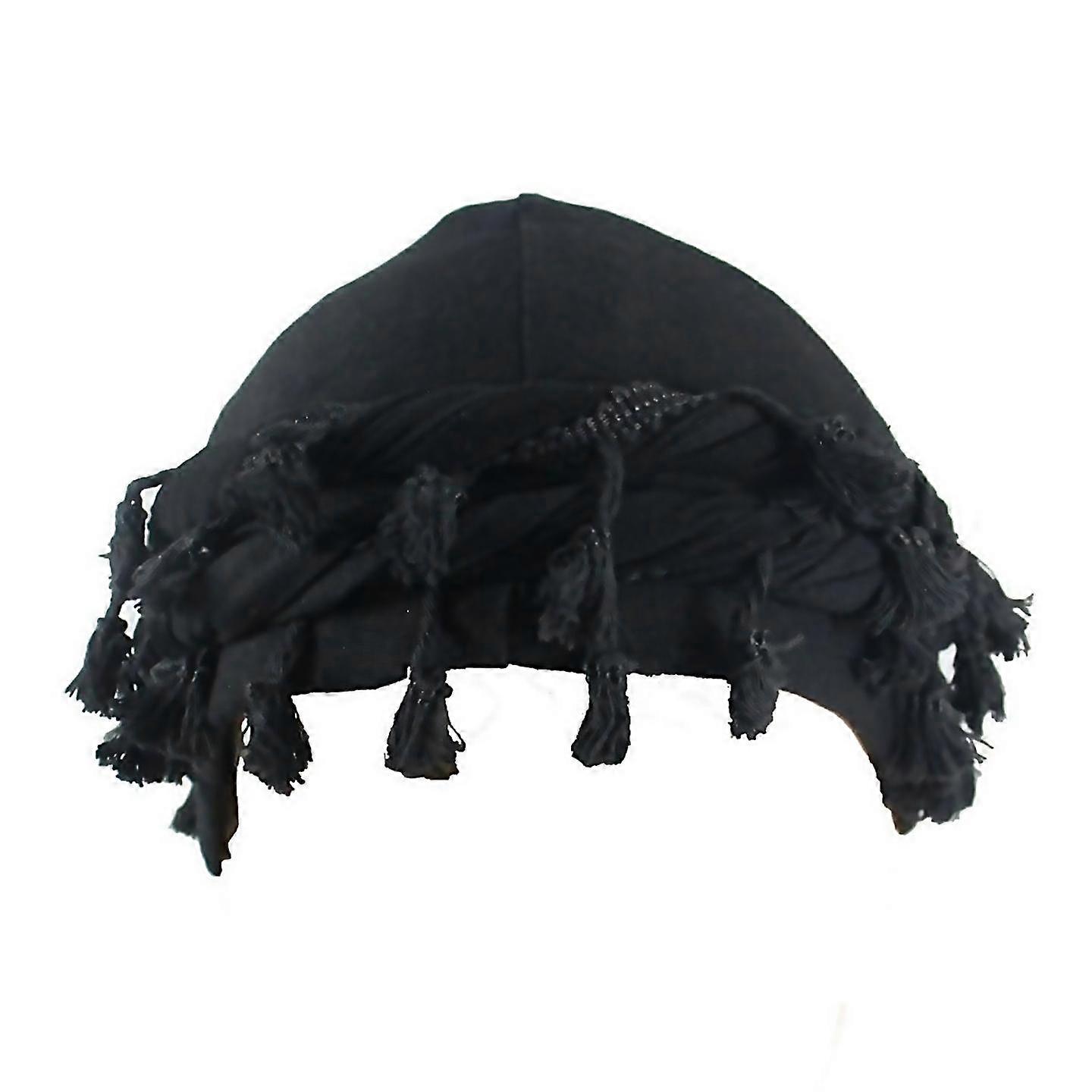 For Turban Compatible For Men Silk Satin Lined Cap Head Wraps Elastic Pre-tie B