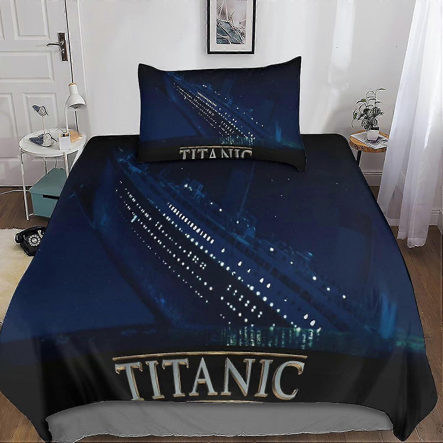 3D Duvet Cover Set, Polycotton Bedding Set with Motion Picture Pattern, Suitable for Kids Single Size