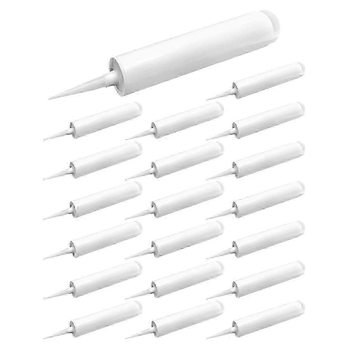 20 Pack Empty Caulk Tubes 10 oz - Plastic Caulking Cartridges for Refill & DIY Projects
