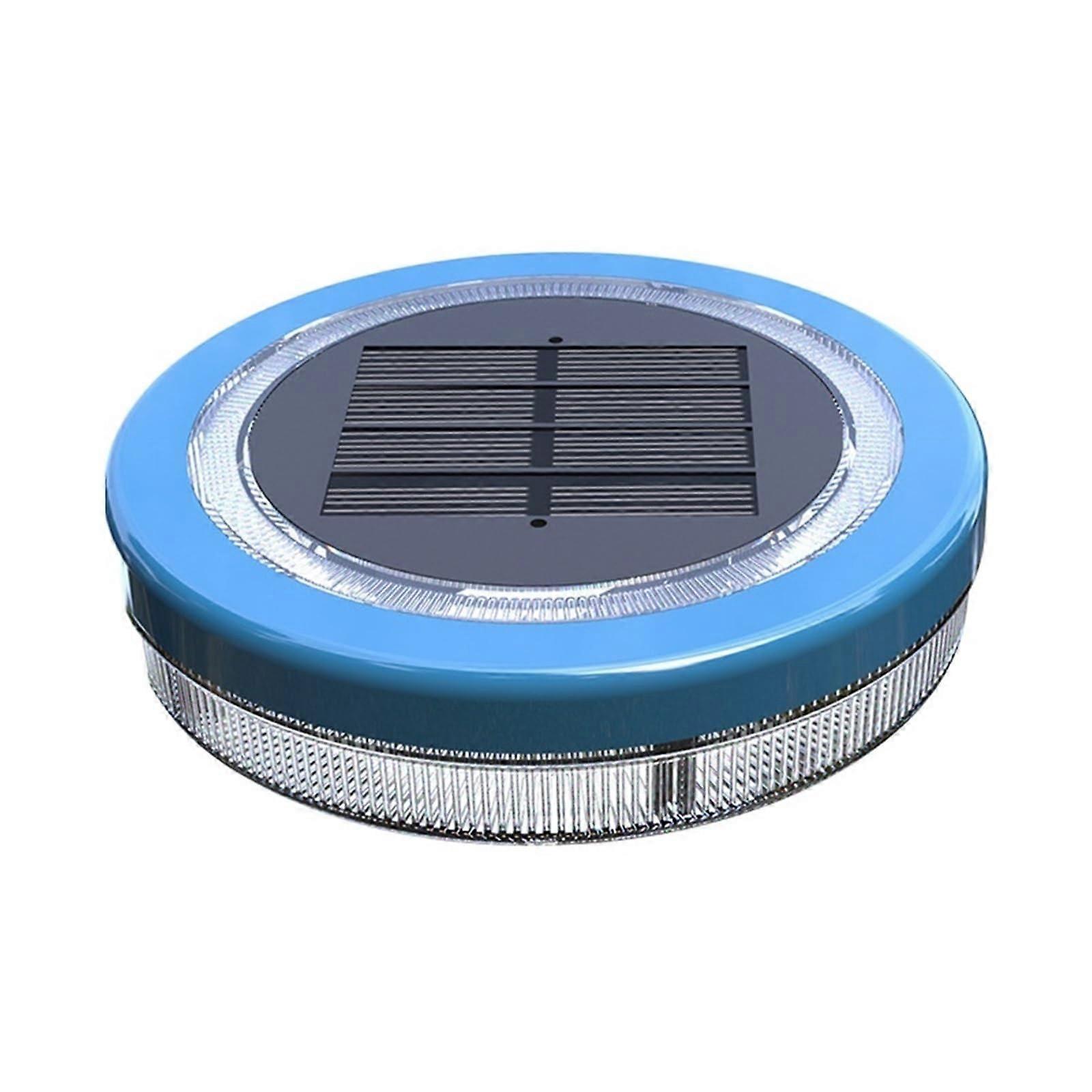 Solar LED Pool Lights, Floating, Waterproof, Green Light (4 Pieces)