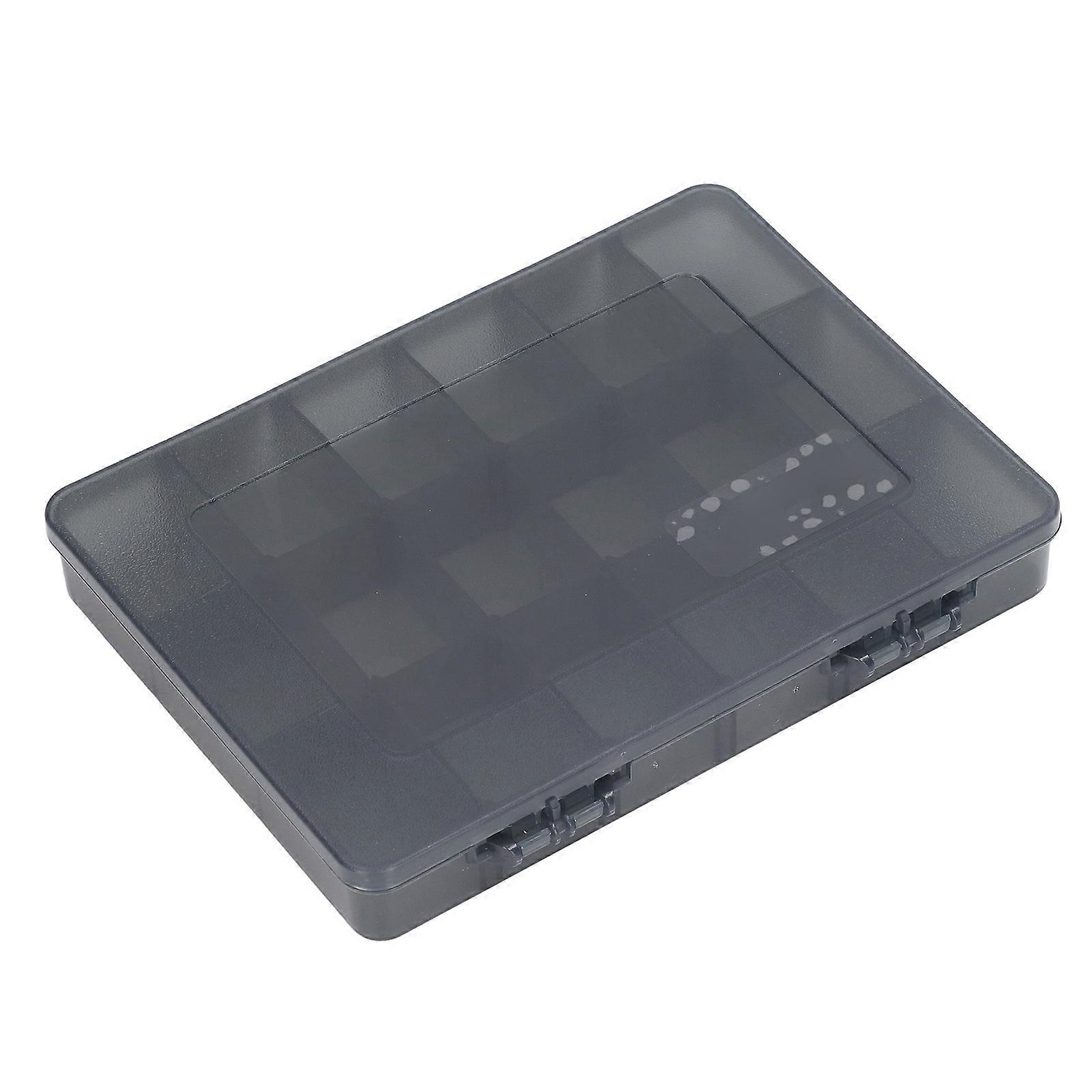 Multi Compartment Parts Box Removable Divider Transparent Plastic 18 Grids Hardware Storage Box for Jewelry Small 